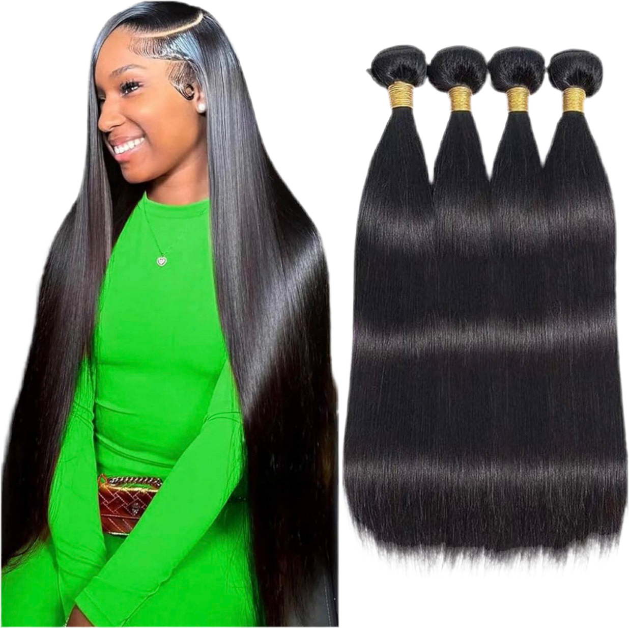 Peruvian Straight 4 Bundles 1B