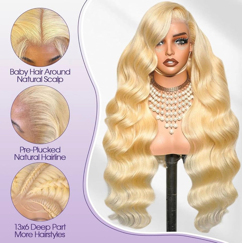 613 Blonde Bodywave 13x4 Lace Wig