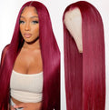 99J Burgundy 13x6 HD Lace Wig 28-32Inch Straight